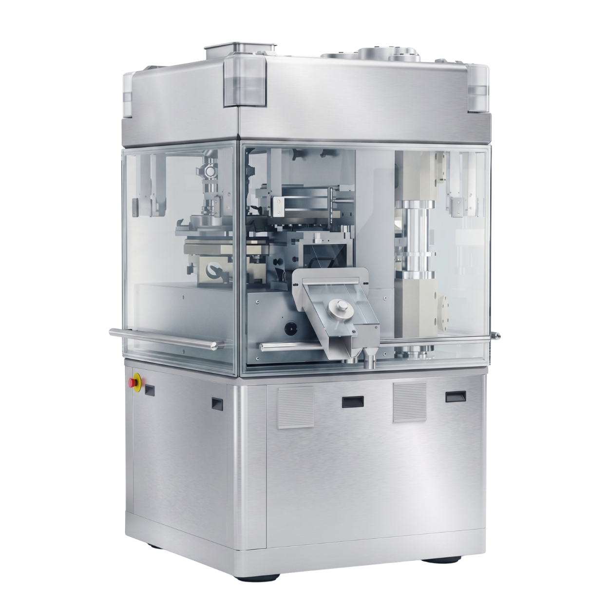 Máquina tableteadora rotativa farmacéutica de última generación, vista general